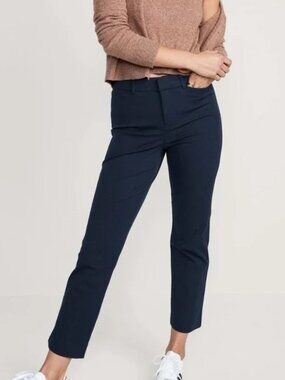 Old Navy Women's Navy Blue Pixie Ankle Pants Size 10
